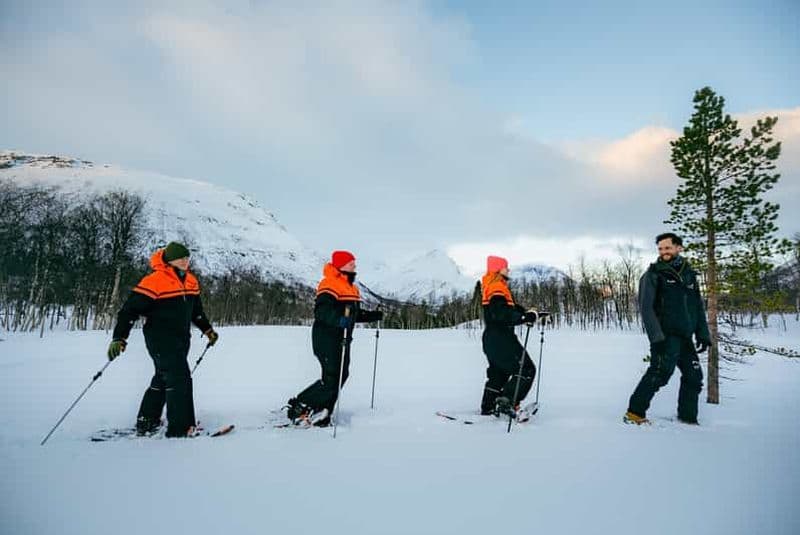 Depuis Tromsø : Journée de raquettes et visite du parc à neige