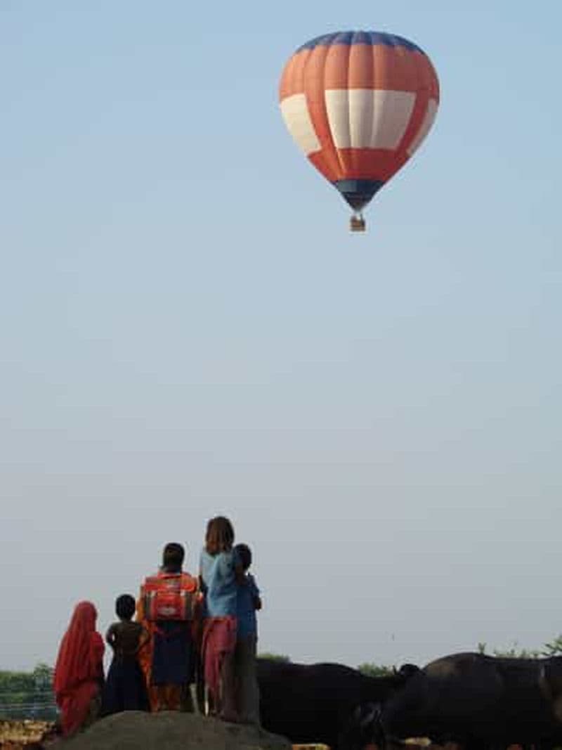 Jaipur : vol en montgolfière