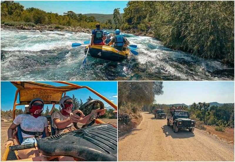 Aventure en rafting avec activités extrêmes en option au départ d'Antalya