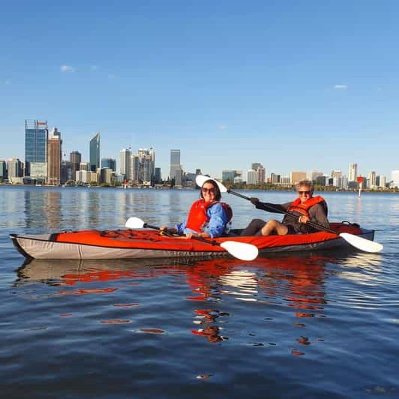Perth : excursion en kayak sur la Swan River avec vin et fromage