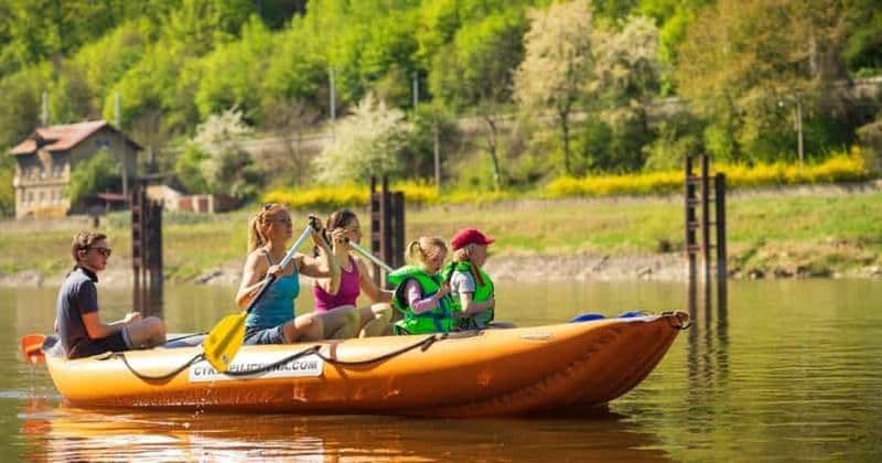 De Děčín : Excursion en rafting à Bad Schandau