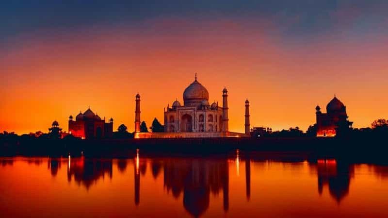 Visite du Taj Mahal au coucher du soleil en Tuk Tuk avec guide privé