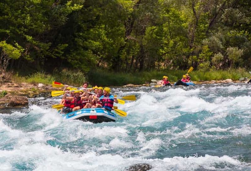 Côté : Rafting en eaux vives dans le canyon de Koprulu avec déjeuner
