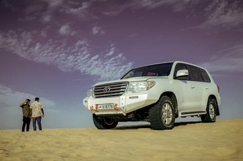 Safari privé dans le désert avec déjeuner barbecue au souk Al Wakra