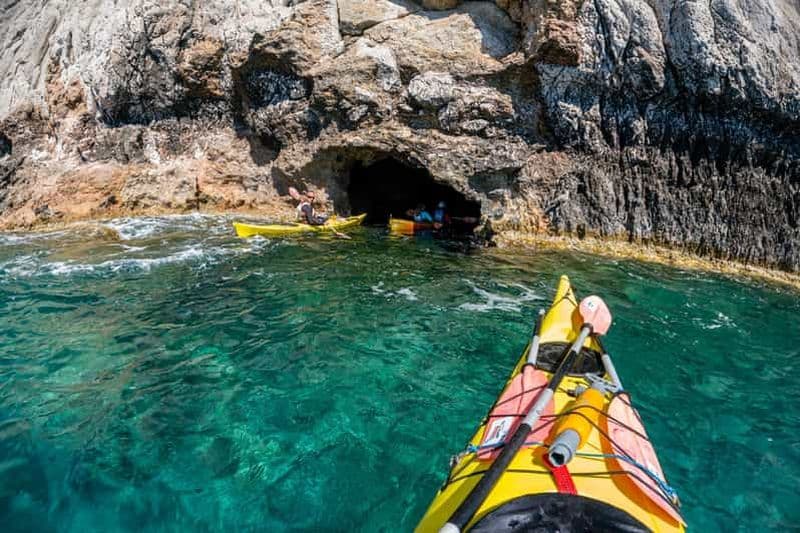 Rhodes : Activité combinée de 2 jours de kayak de mer et de randonnée