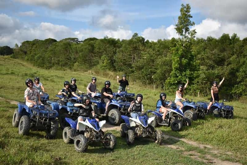 Depuis Cairns : Excursion d'une journée à Kuranda avec zoo pour enfants et balade en quad