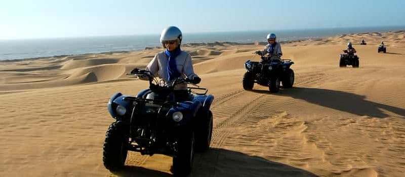 Essaouria : Circuit de 2 heures en quad sur la plage et les grandes dunes