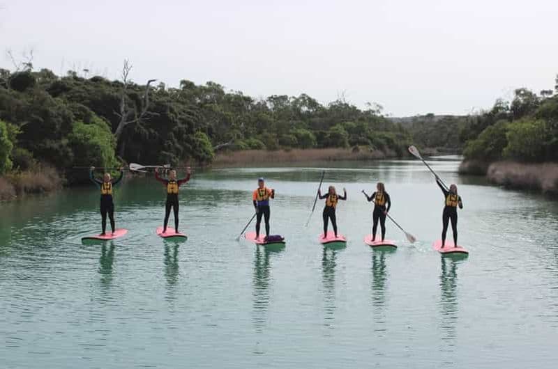 Anglesea : cours de stand up paddle sur la rivière
