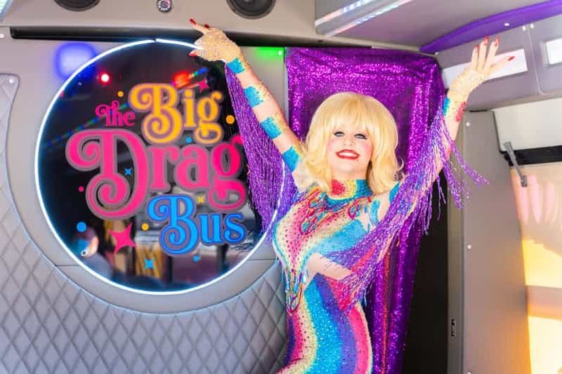 Nashville : Le bus de la Drag Queen avec jeux, danse et spectacle de Drag Queen