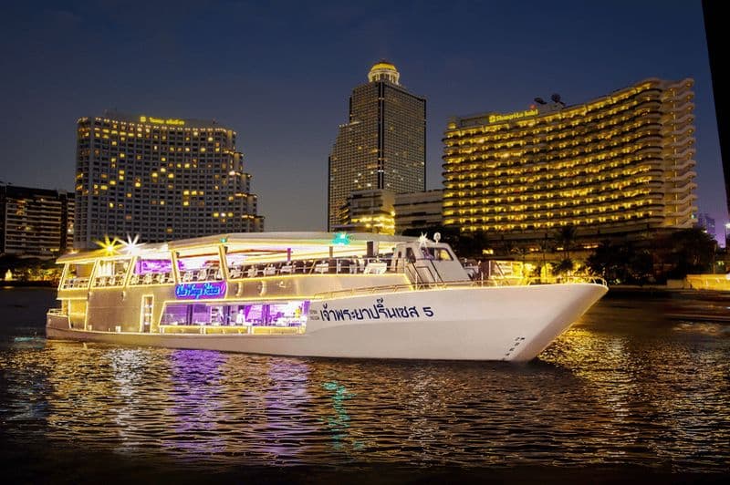 Bangkok : Billet pour le dîner-croisière Chao Phraya Princess