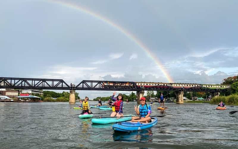 Kanchanaburi : excursion en stand up paddle sur la rivière Kwai
