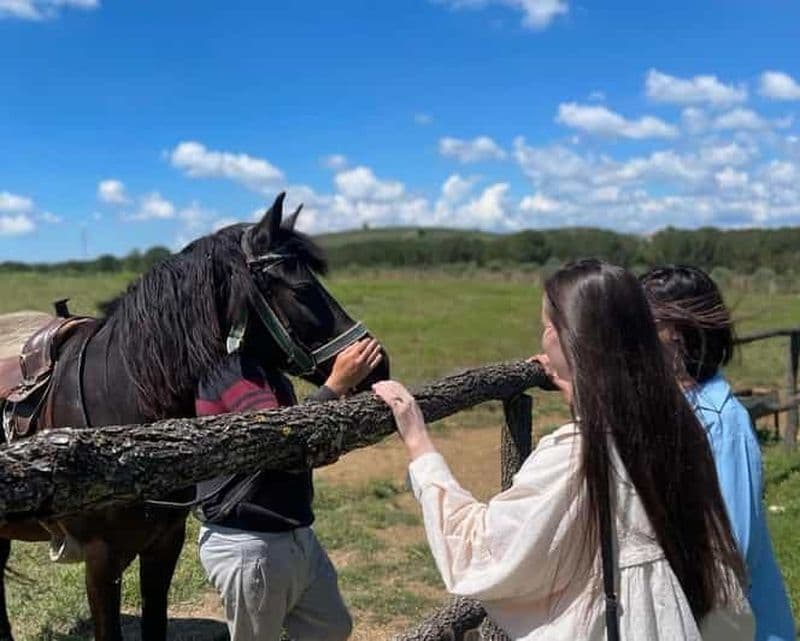 Balade à cheval à Hani i Qerosit avec prise en charge à Berat