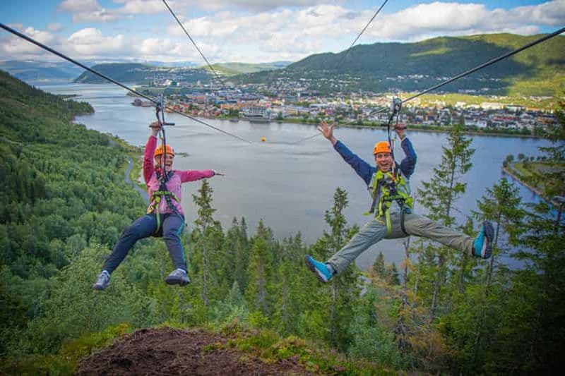 Billet Faites le plein d'adrénaline à Mosjøen Zipline