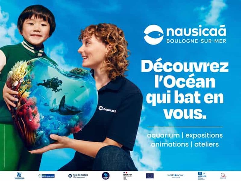 Centre national de la mer de Nausicaá : billet d'entrée pour une journée entière