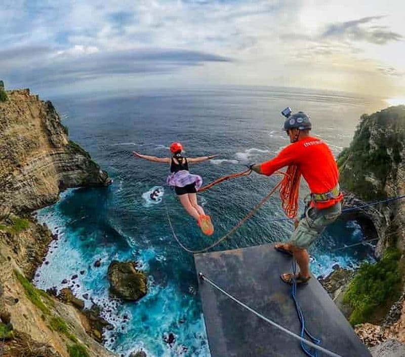 Billet Nusa Penida : Aventure de saut à l'élastique et de plongée en apnée