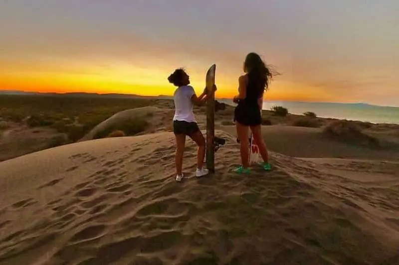 Billet La Paz : Excursion en planche à voile au coucher du soleil dans les dunes de La Paz