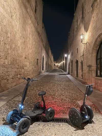Rhodes : Rhodes de nuit : itinéraire en Segway