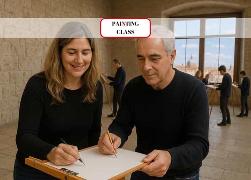 Venise : atelier d'aquarelle avec les artistes du Cercle des Arts