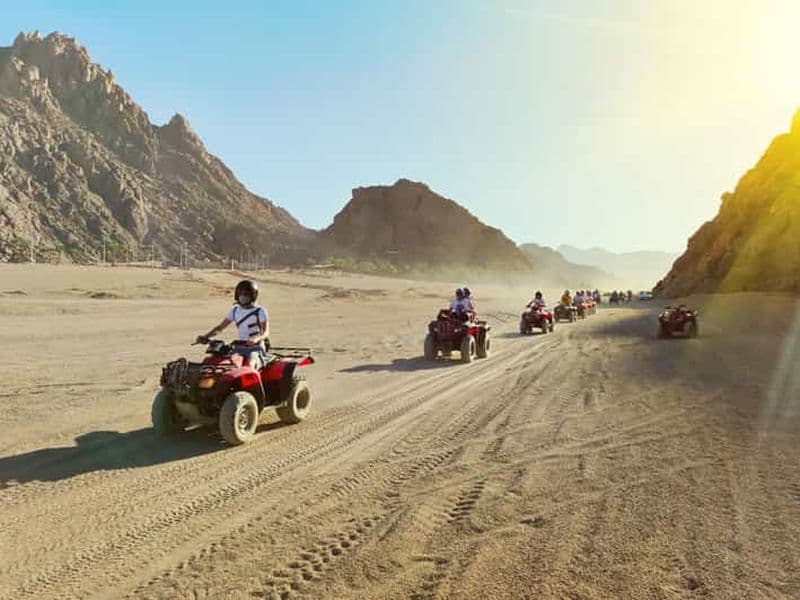 Sharm : Safari en quad, parapente, tour en bateau à fond de verre avec déjeuner