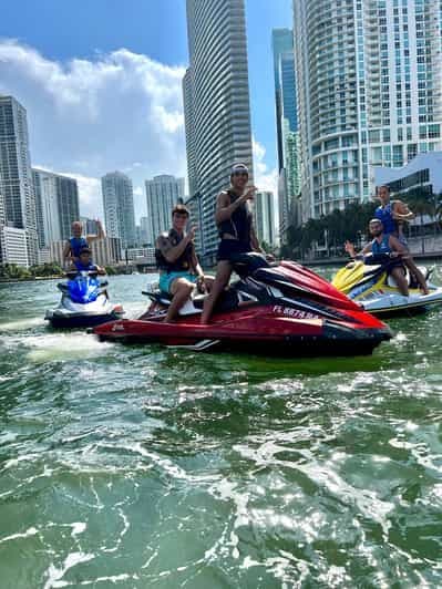 Miami : Baie de Biscayne et Miami Beach - Aventure guidée en jet ski