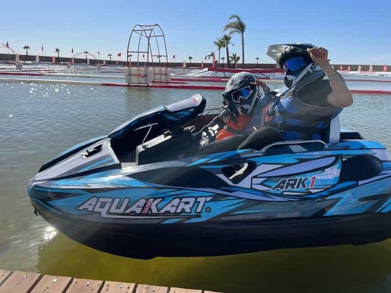 Billet Au départ de Marrakech : Excursion d'une demi-journée en Aqua Karting et Quad Bike