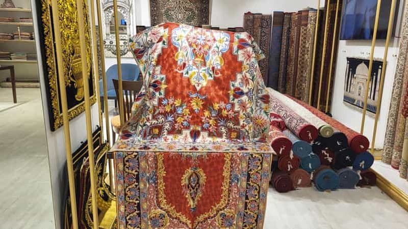 Visite d'une usine de textiles, d'artisanat et de bijoux faits main à Delhi