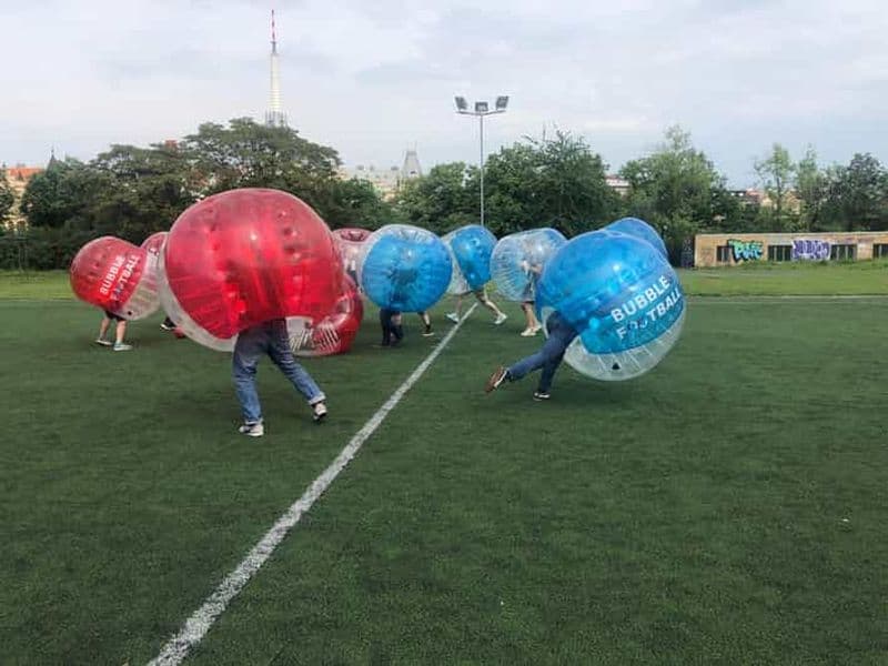 Prague : Football à bulles - Zorb Football in centrum