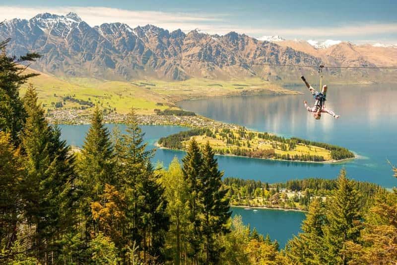Queenstown : 3 heures d'aventure en tyrolienne avec 6 lignes