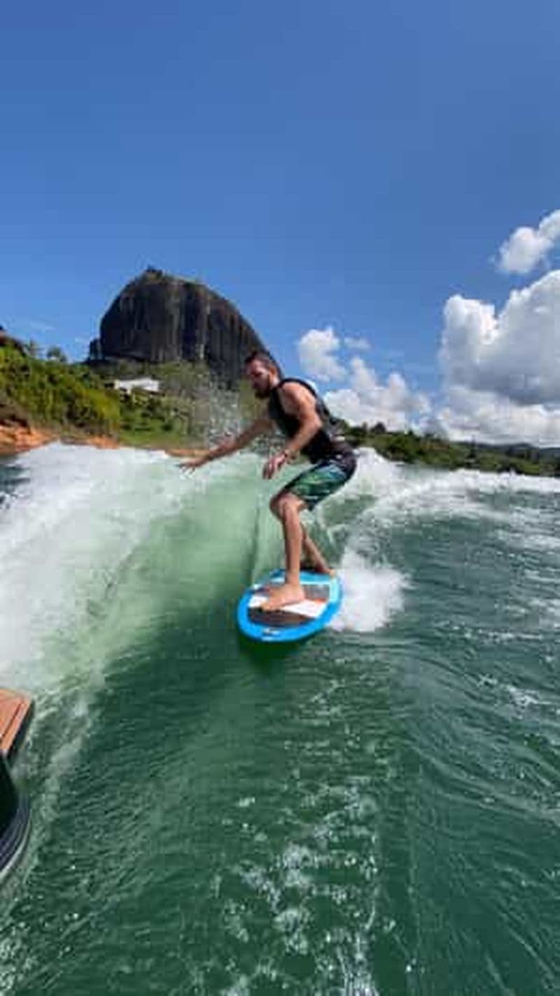 De Guatape : 1 heure de wakeboard