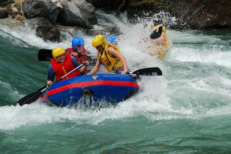 Rafting sur la rivière Kananaskis