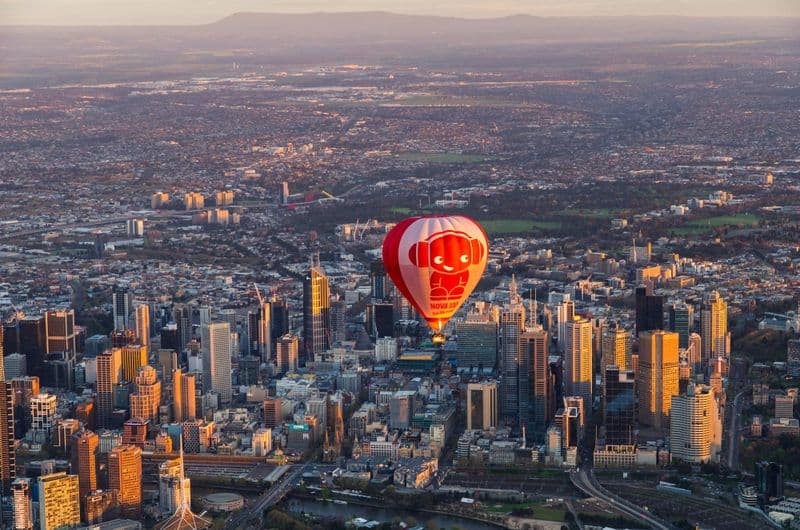 Vol en montgolfière à Melbourne