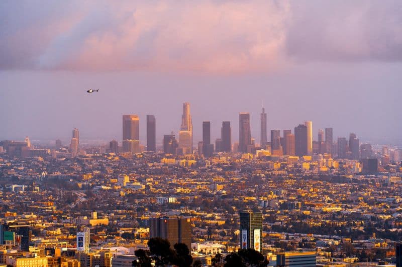 Vol en hélicoptère à Los Angeles