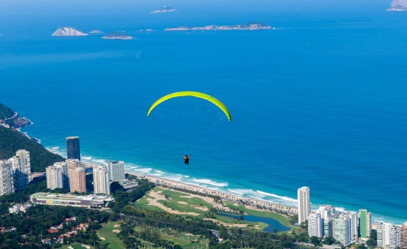 Vol en deltaplane au-dessus de Rio de Janeiro