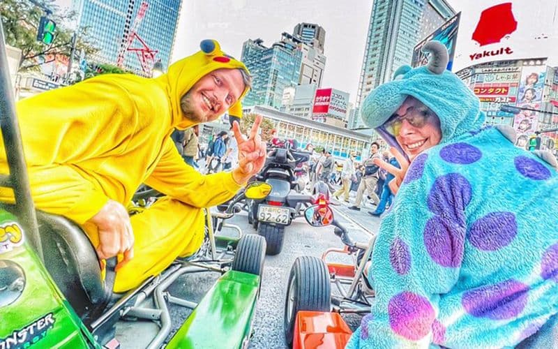 Tokyo : Shibuya Crossing : 75 minutes de karting par Monkey Kart