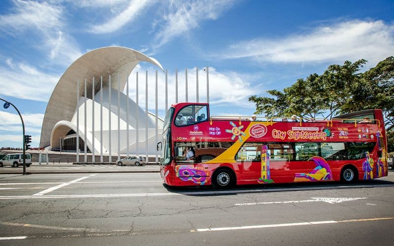 City Sightseeing : Santa Cruz de Tenerife Tour en bus Hop-On Hop-Off