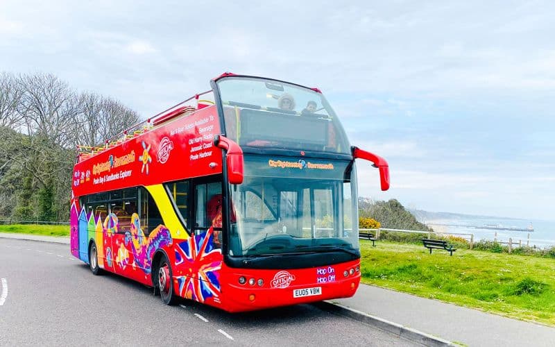 Billet City Sightseeing : Tour en bus Hop-On Hop-Off de Bournemouth