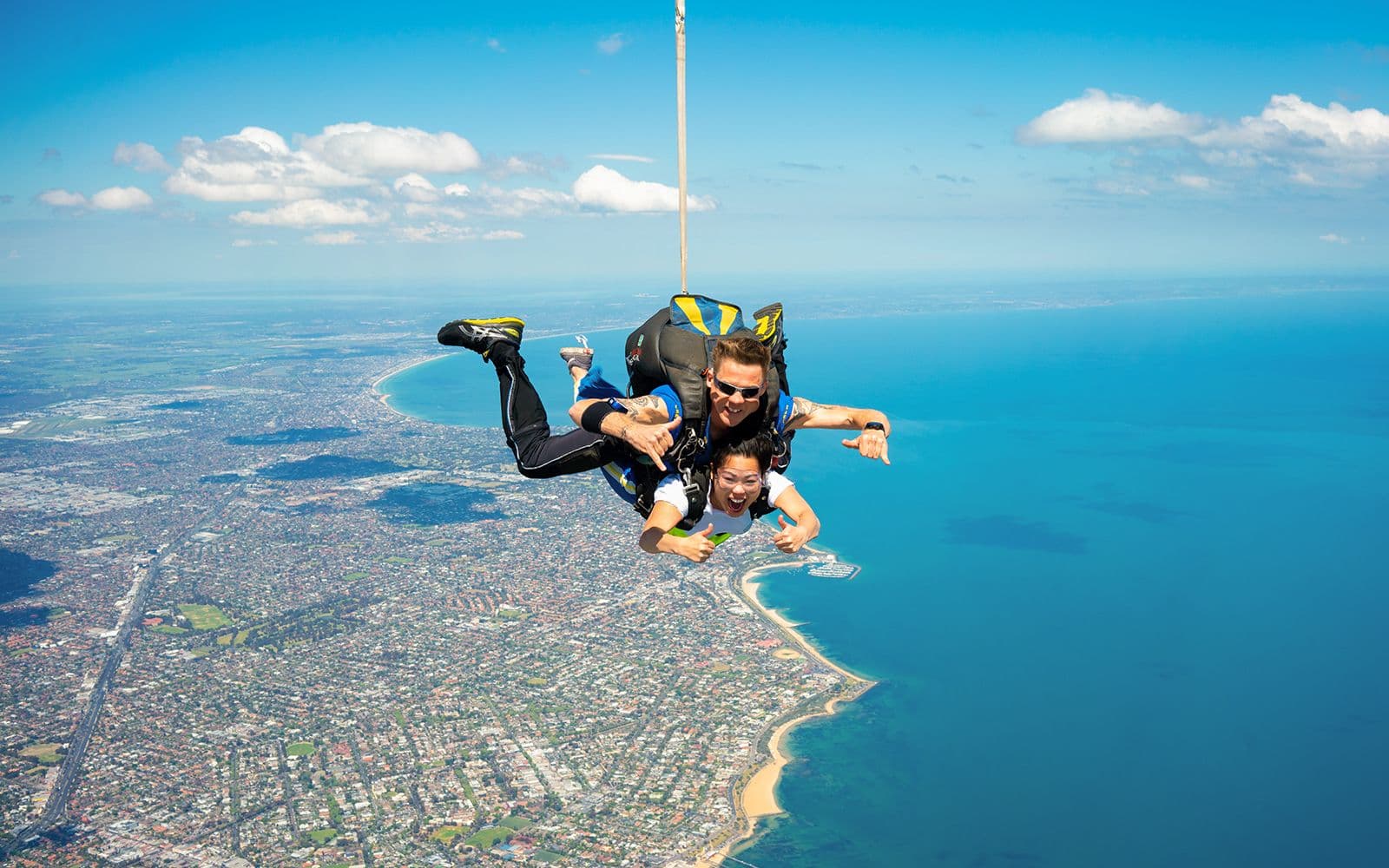 Saut en parachute en tandem à St Kilda Beach