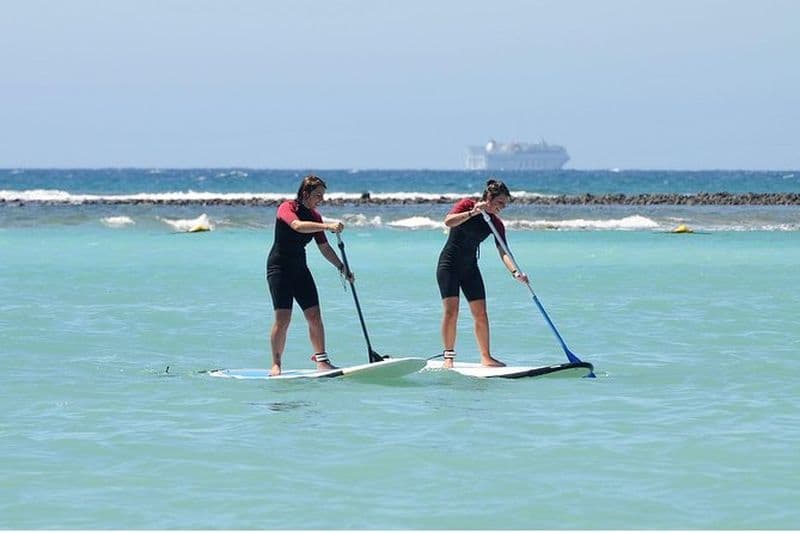 Cours de paddle surf à Fuerteventura