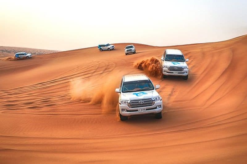 Excursion dans le désert d’Abu Dhabi avec safari dans les dunes et promenade à dos de chameau