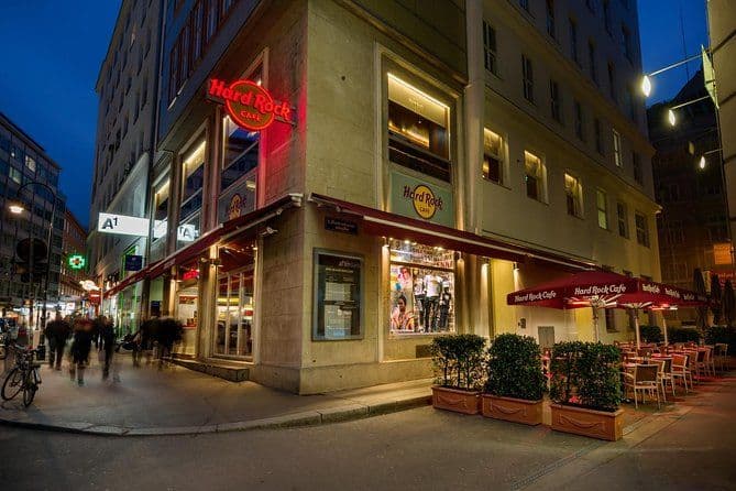 Billet Réservation avec menu pour le Hard Rock Cafe de Vienne