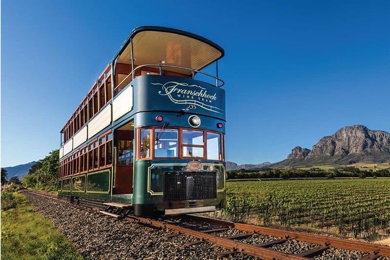 Tramway du vin de Franschhoek avec transferts depuis Le Cap