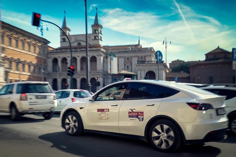 Transfert en taxi vers la Villa Adriana et la Villa d'Este depuis Rome