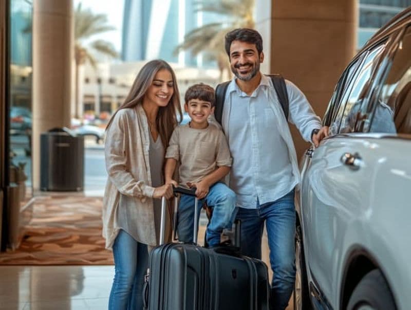 Transferts privés de l'aéroport de Dubaï à votre hébergement