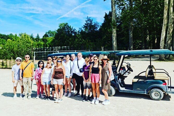 Visite de Versailles en voiturette de golf et à vélo