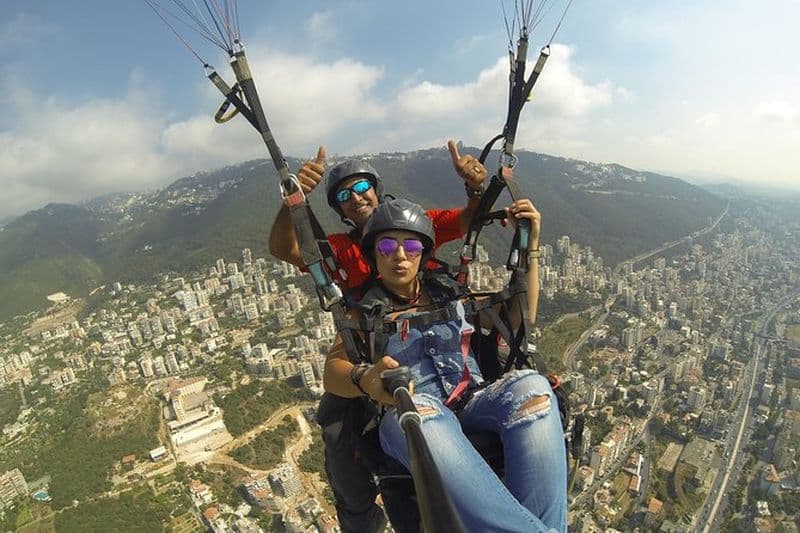 Vol en parapente tandem à Beyrouth