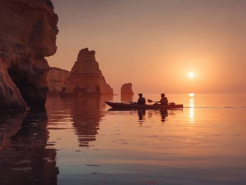 Kayak au coucher du soleil à Langkawi