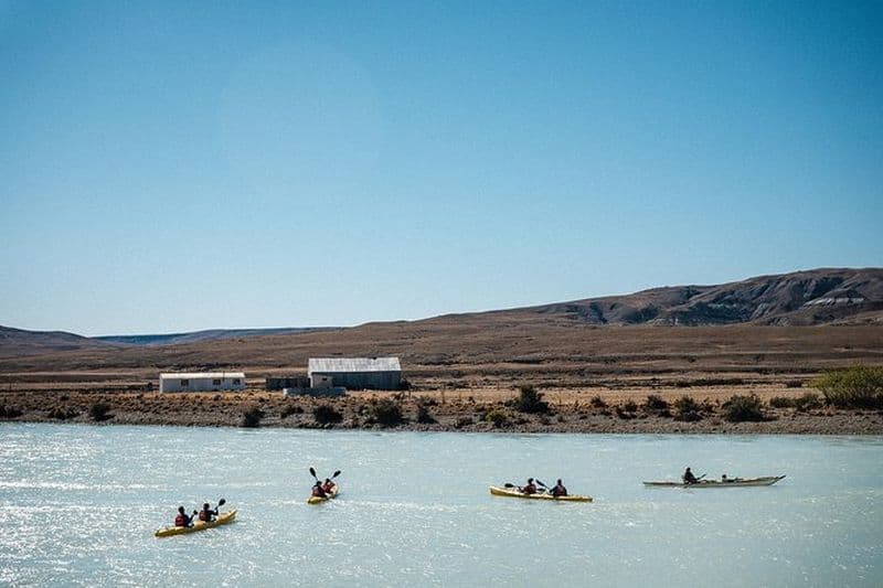 Balade en kayak sur le fleuve La Leona à El Calafate