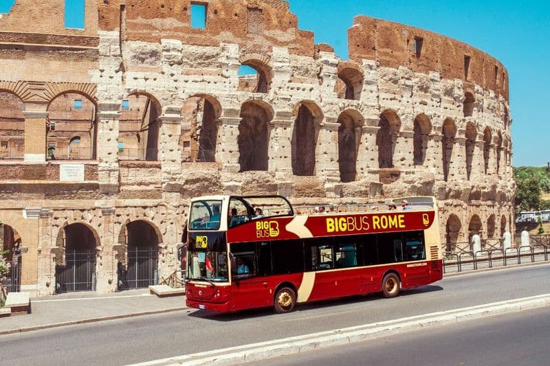 Bus touristique Big Bus de Rome