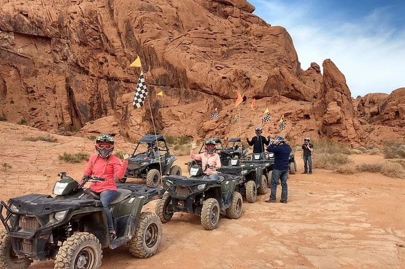 Excursion en quad dans la Vallée du Feu à Las Vegas