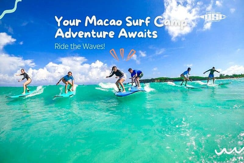 Cours de surf en petit groupe à la plage de Macao à Punta Cana